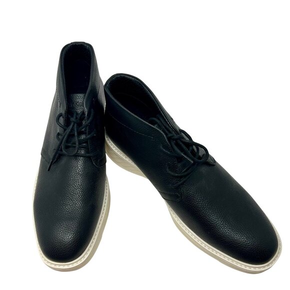 Calvin Klein Mens Black Leather Chukka Boots - Size 9.5 - New - Picture 5 of 8